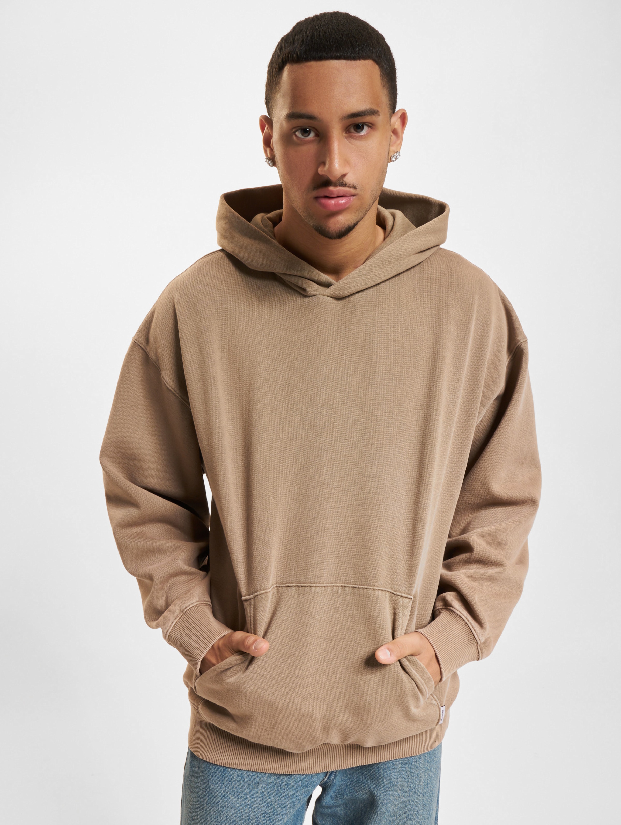 Only & Sons Ramon Relaxed Washed Hoodie op kleur bruin, Maat XXL