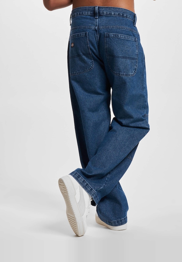 Double Knee Denim Straight-2