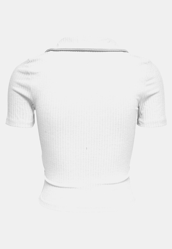 ONLY Damen Cropped Polo Shirt-1