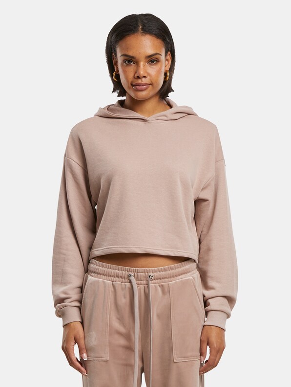 Ladies Oversized Cropped Light Terry-2