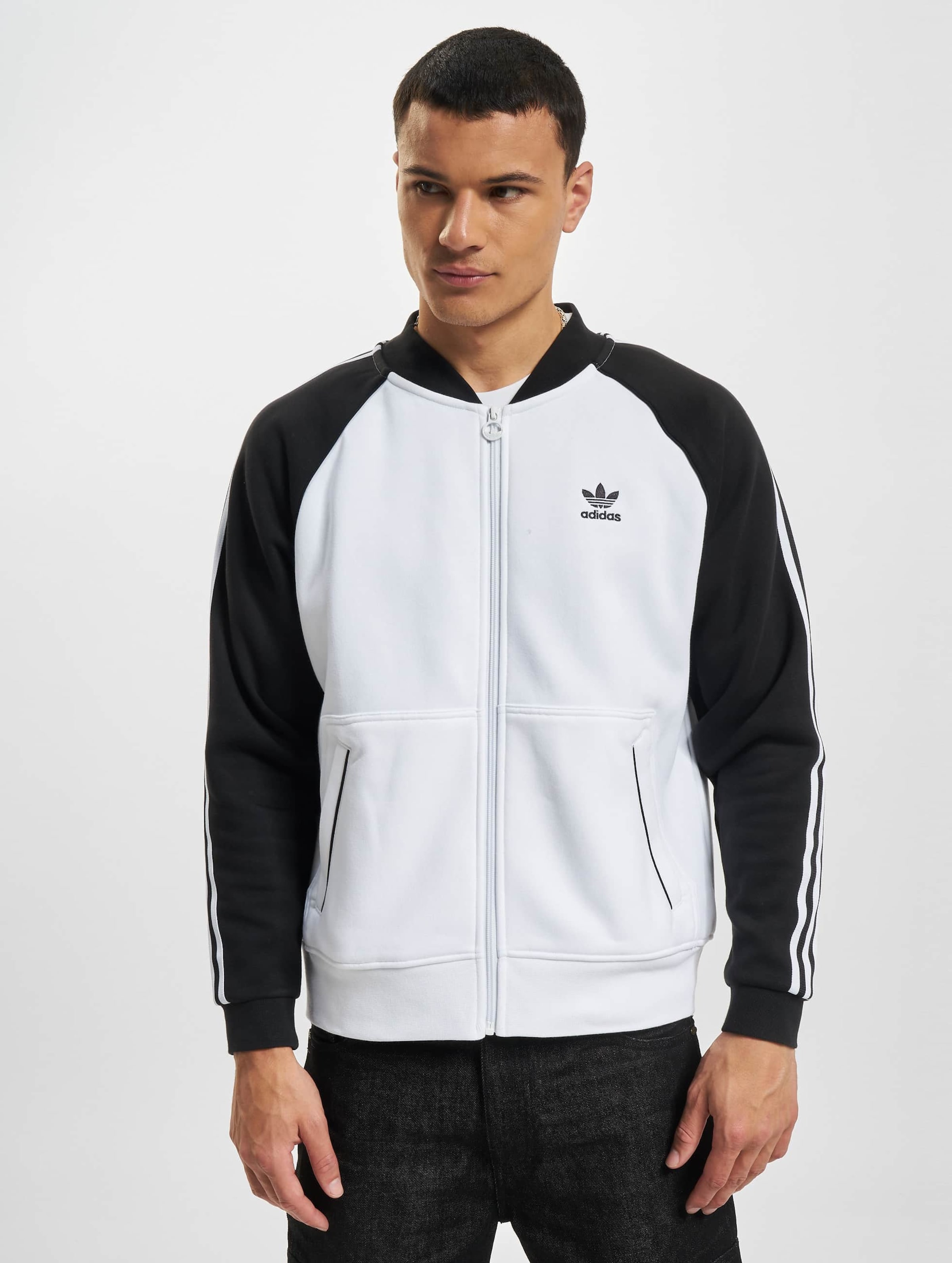 Adidas originals fleece outlet jacket