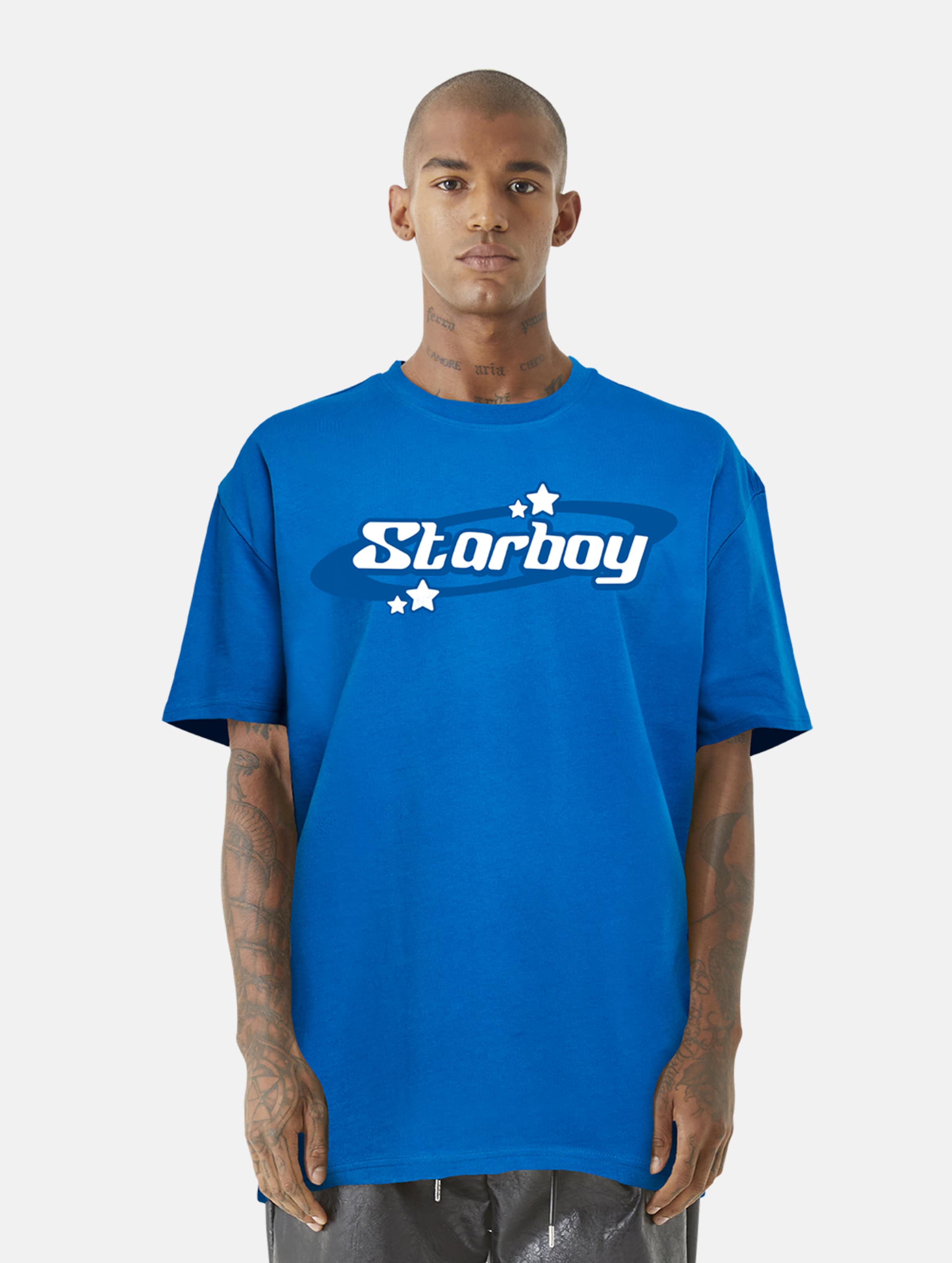 9N1M SENSE Blue Starboy T-Shirts Männer,Unisex op kleur blauw, Maat L