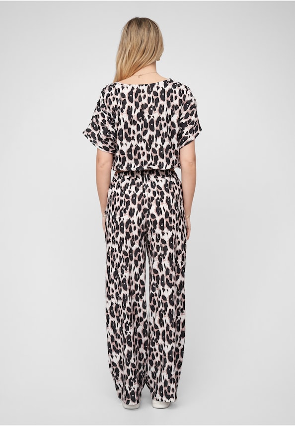 Set Batwing Top and Wide Pants-1