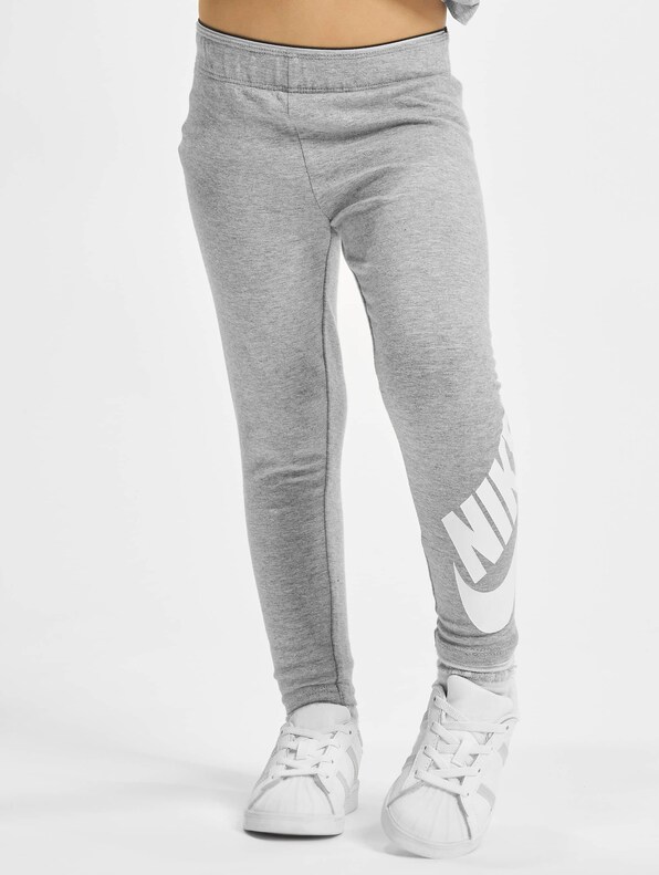 Nike Leg A See Logo Leggings In Grey