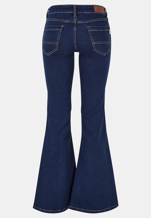 Ladies Organic Low Waist Flared -3