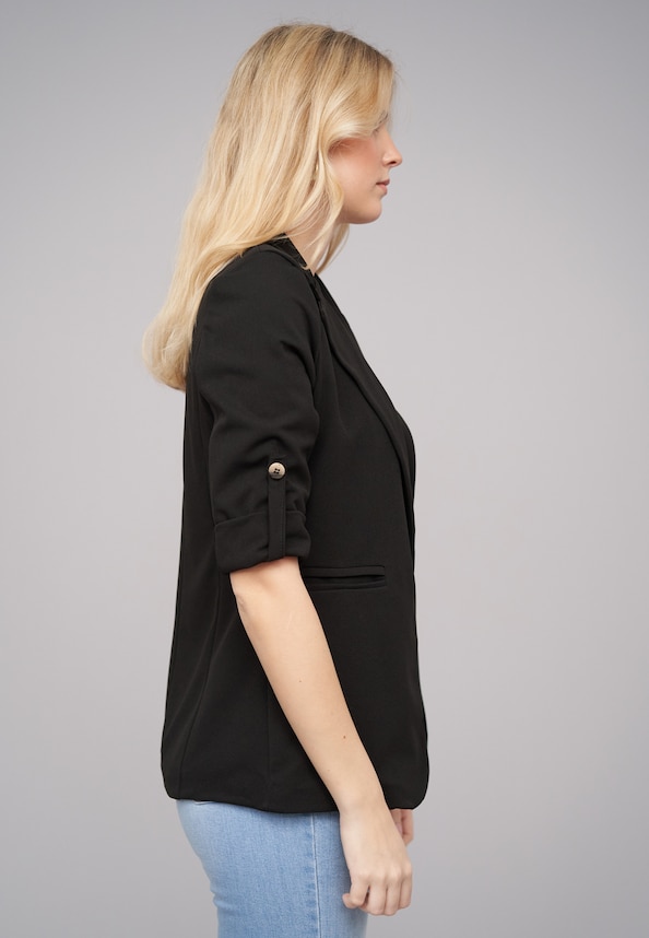 Turn-Up 3/4 Sleeve Blazer-3