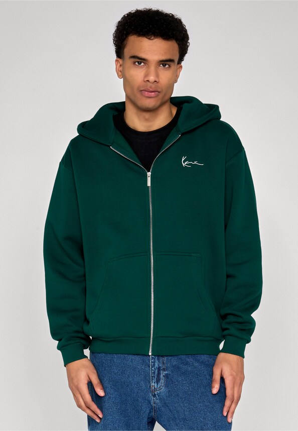 Small Signature Essential Os Zip Hoodie-0