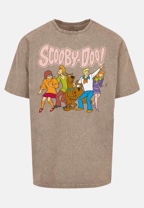 Scooby Doo - Core Group Acid Washed Oversize Tee-4