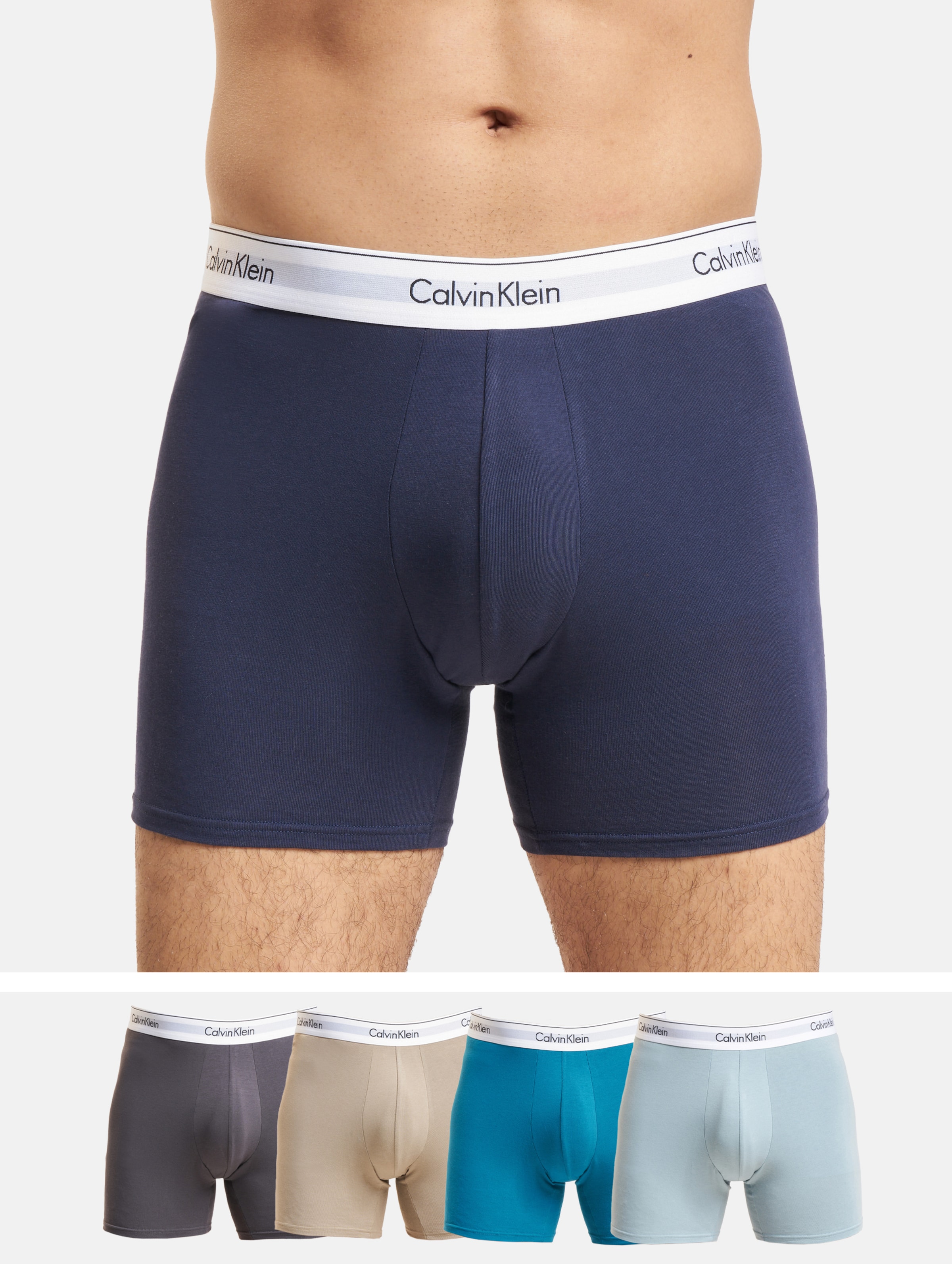 Calvin Klein Boxer Brief 5pack Heren Onderbroeken - Multi - Maat S