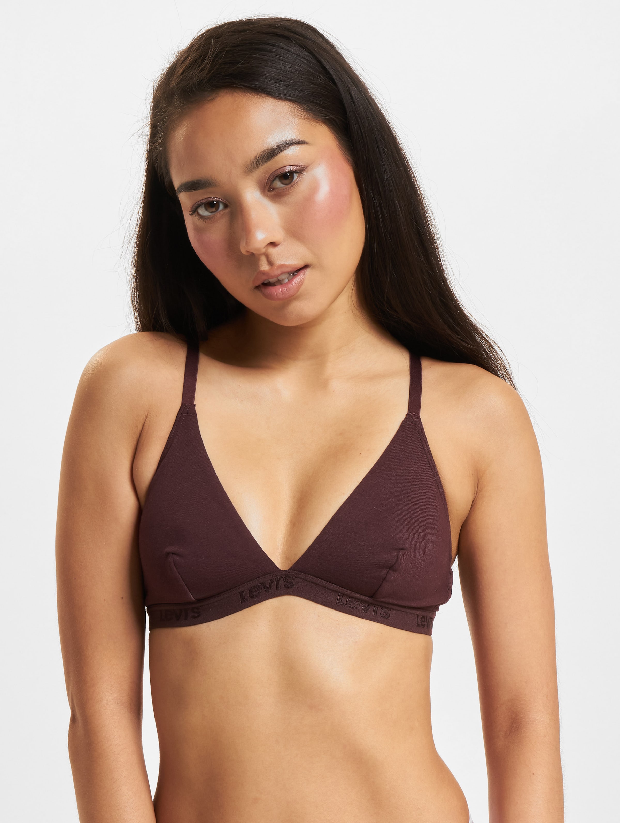 Levi's Levis Logo Bralette Frauen,Unisex op kleur rood, Maat XS