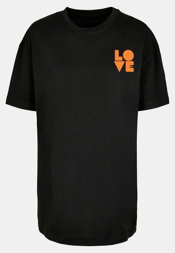 Ladies Hugs & Love - Love Oversized Boyfriend -2