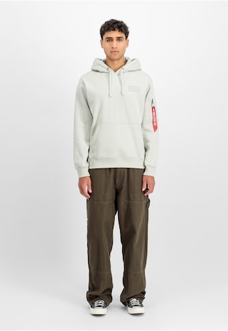 Back Print Hoodie Mirror Camo