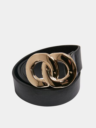 Synthetic Leather Chain Buckle Ladies Belt