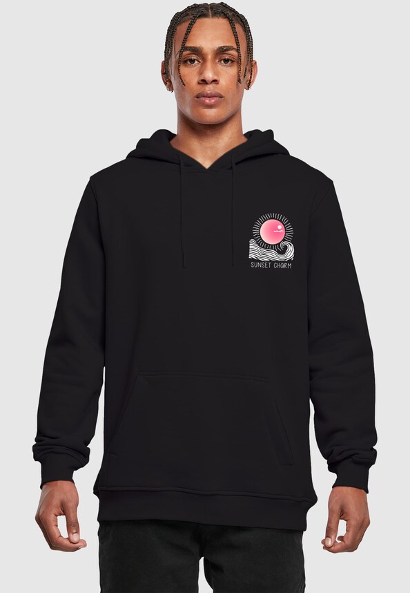 Sunset Charm Fitted Heavy Hoody-0