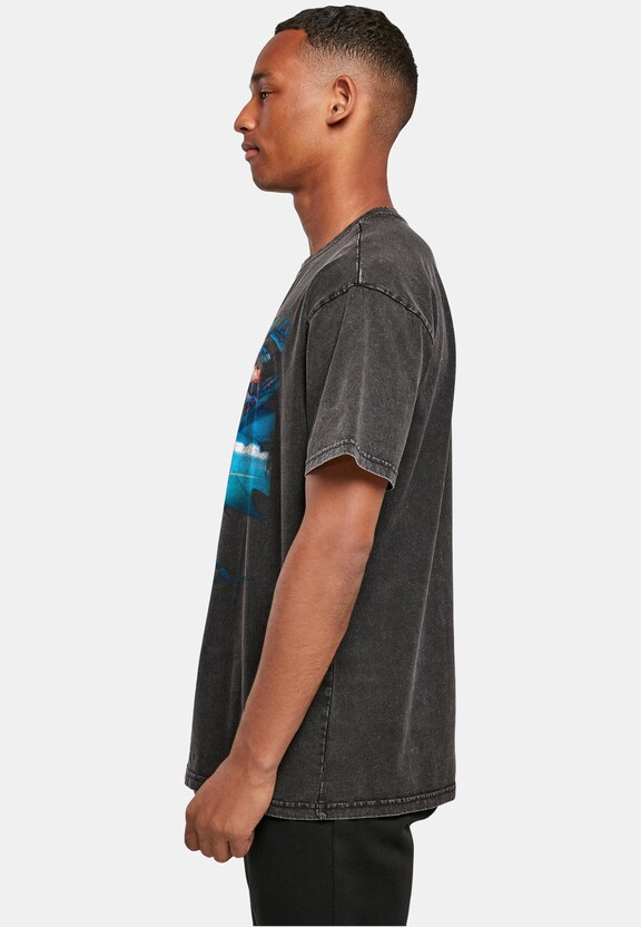 Harry Potter - Harry Smiles At Hogwarts Acid Washed Oversize Tee-2