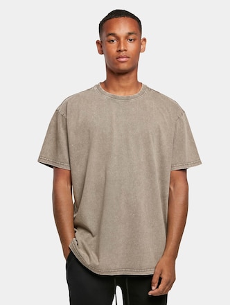 Build Your Brand Acid Washed Heavy Oversized T-Shirts