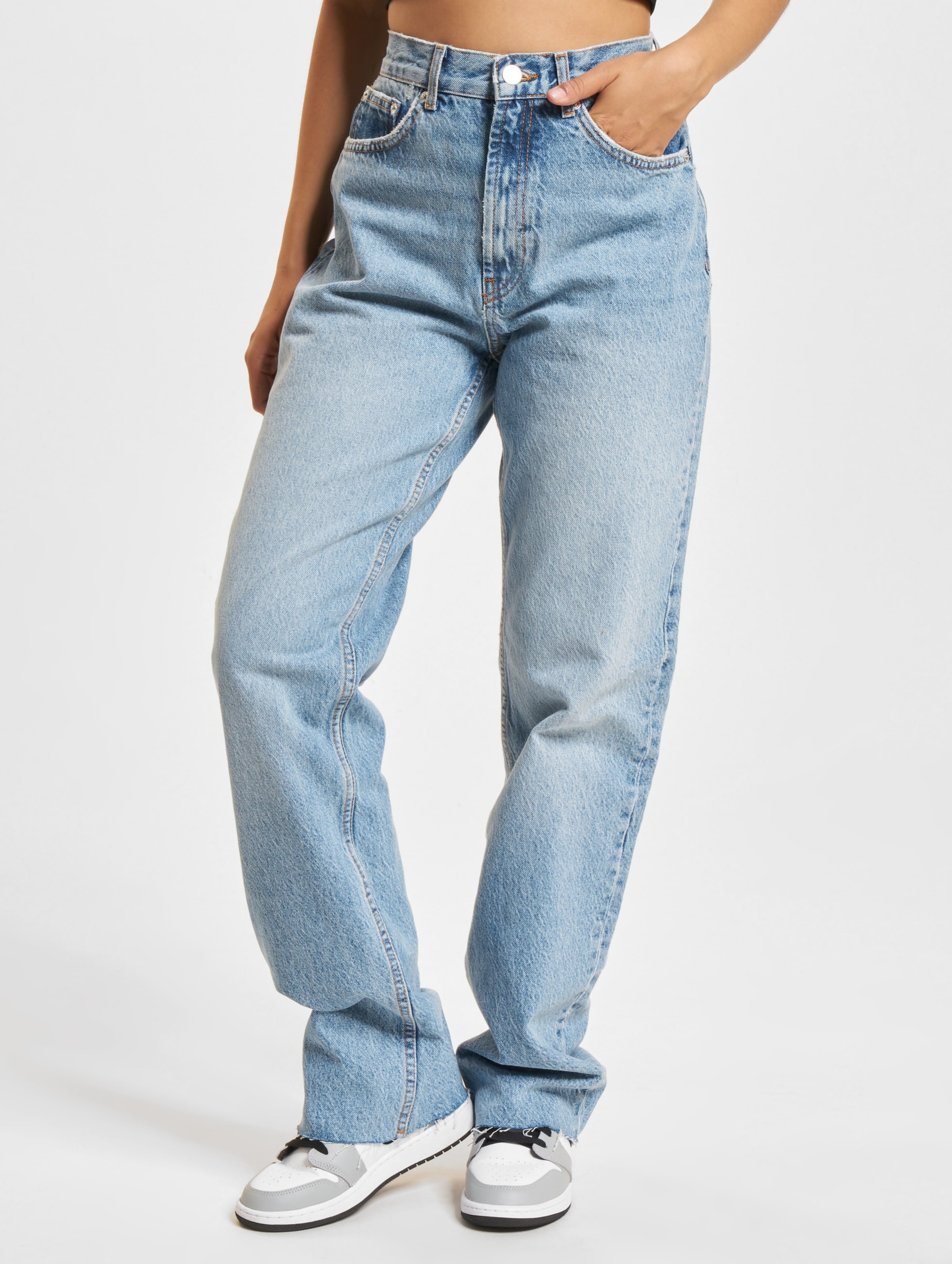 Only Riley Life Ex HW Straight Fit Jeans Frauen,Unisex op kleur blauw, Maat 3130