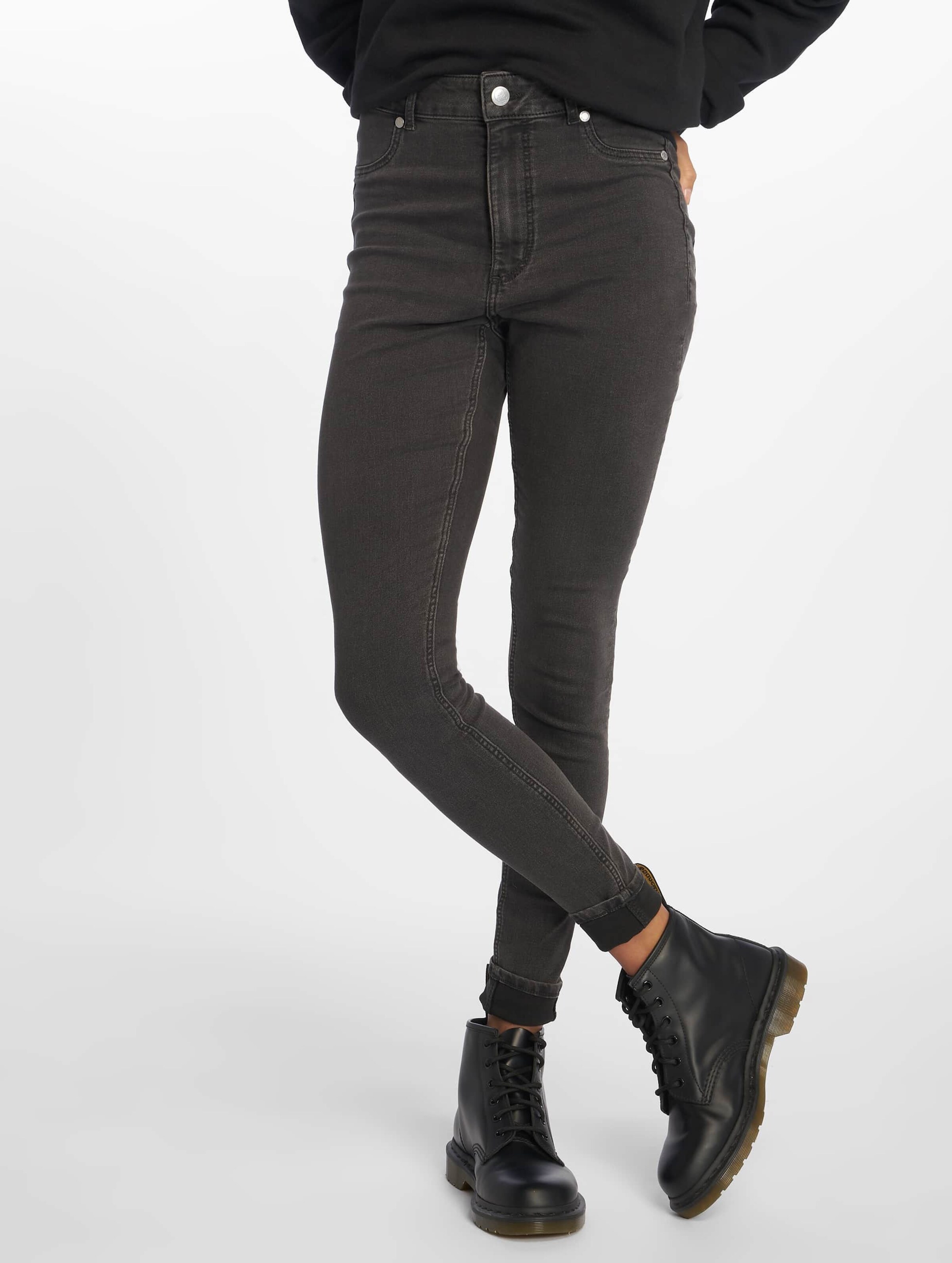 Cheap Monday High Spray Skinny Jeans Vrouwen op kleur grijs, Maat S