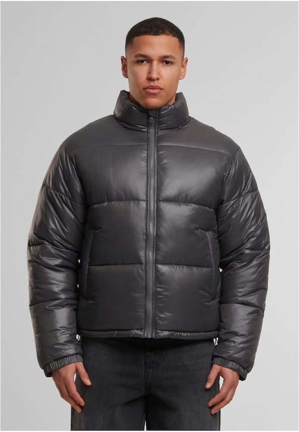 Shiny Puffer Jacket-2