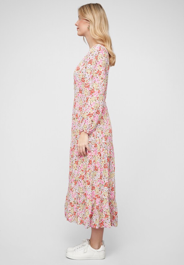 VIKIKKI V-NECK L/S MIDI DRESS/SU/R-2