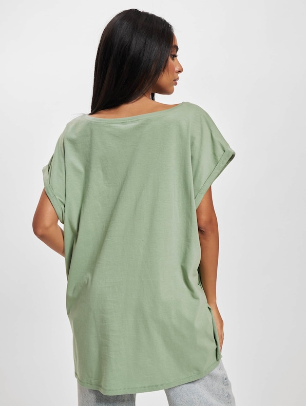 Ladies Extended Shoulder Tee-1