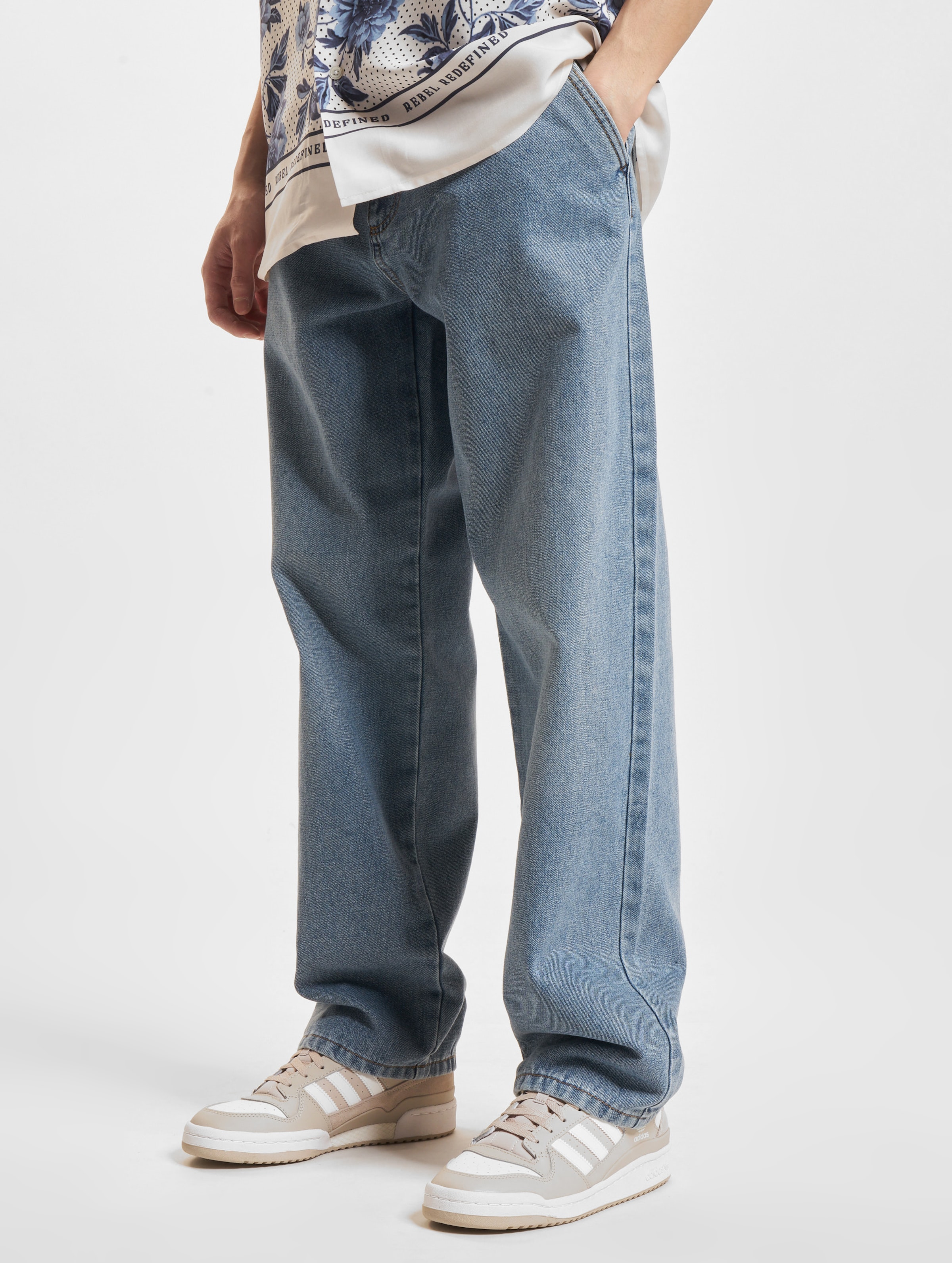 Redefined Rebel Asher Straight Fit Jeans Mannen op kleur blauw, Maat 3632
