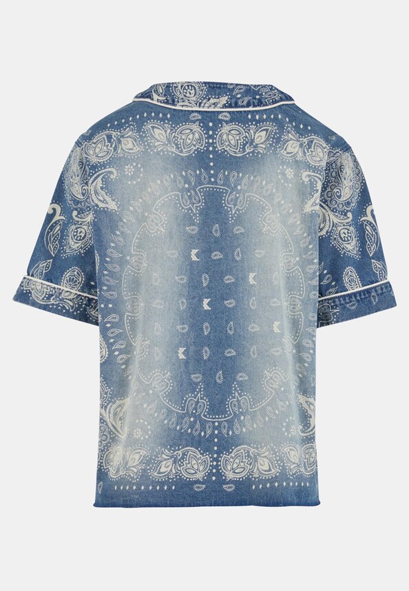 Kani Paisley Denim Baseball-3