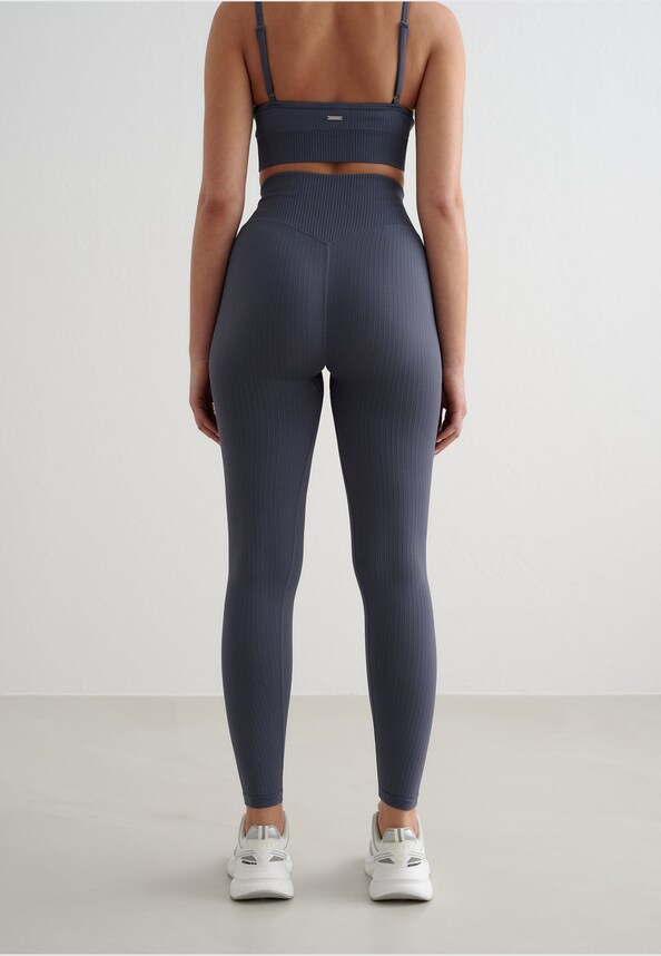 Ribbed Seamless Tights-2