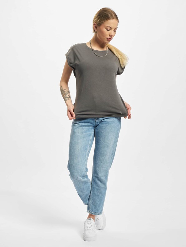 Ladies Extended Shoulder Tee-3