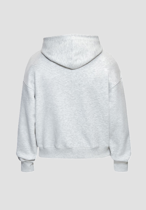 LOOSE BOMBER ZIP HOODIE-4