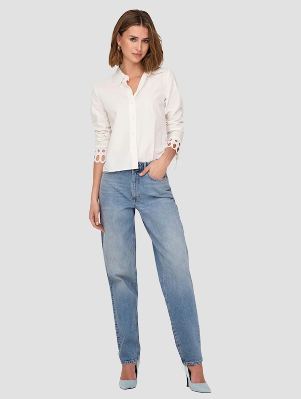 Only Juicy High Waist 365 Mom Jeans-3