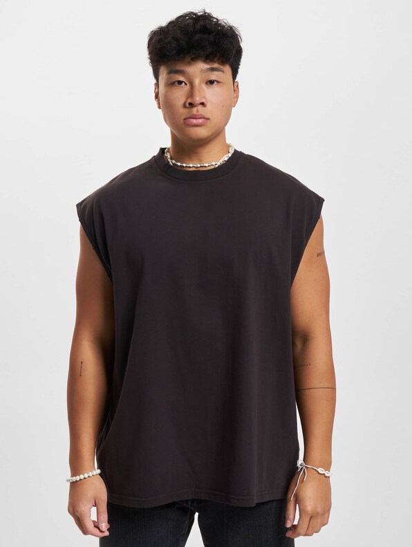 2Y Basic Oversize Sleeveless Shirt-0