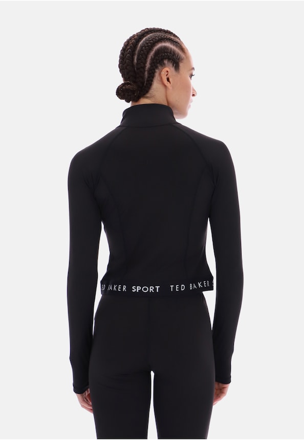 MARIE ESSENTIALS CROPPED ZIP-UP JACKET-1