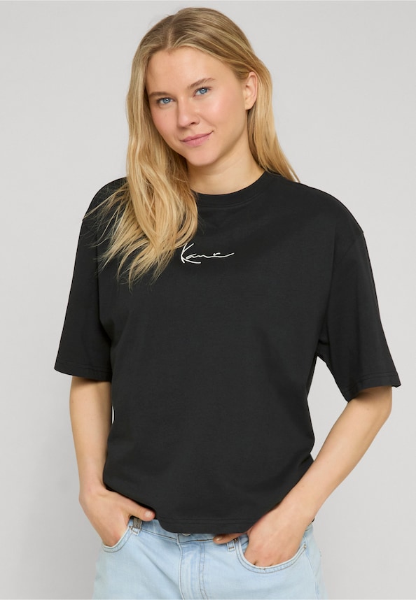 Signature Stencil Peached Oversized-1