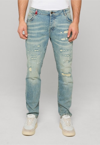 LEONARDO RIPPED SLIM FIT JEANS