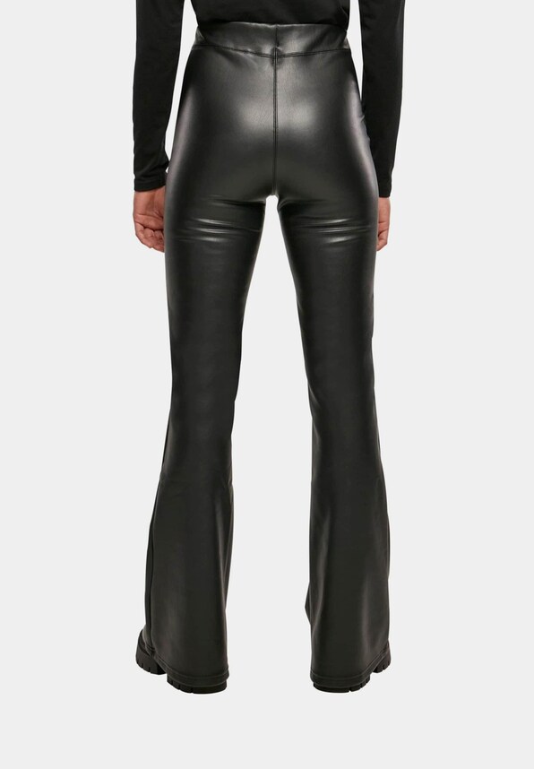 Ladies Synthetic Leather Flared-1