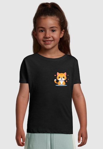 Girls Cute Cat - T-Shirt