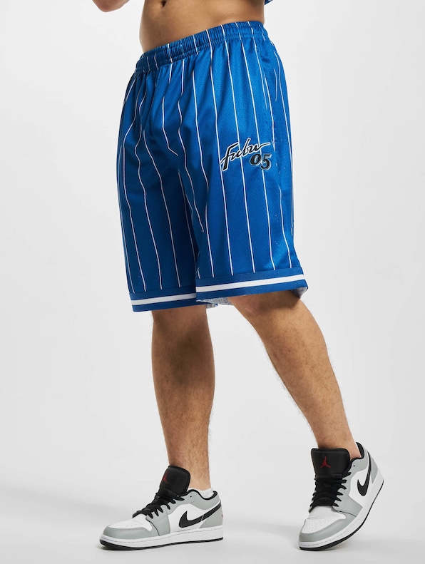 FM232-013-2 FUBU Retro Pinstripe Shorts-2