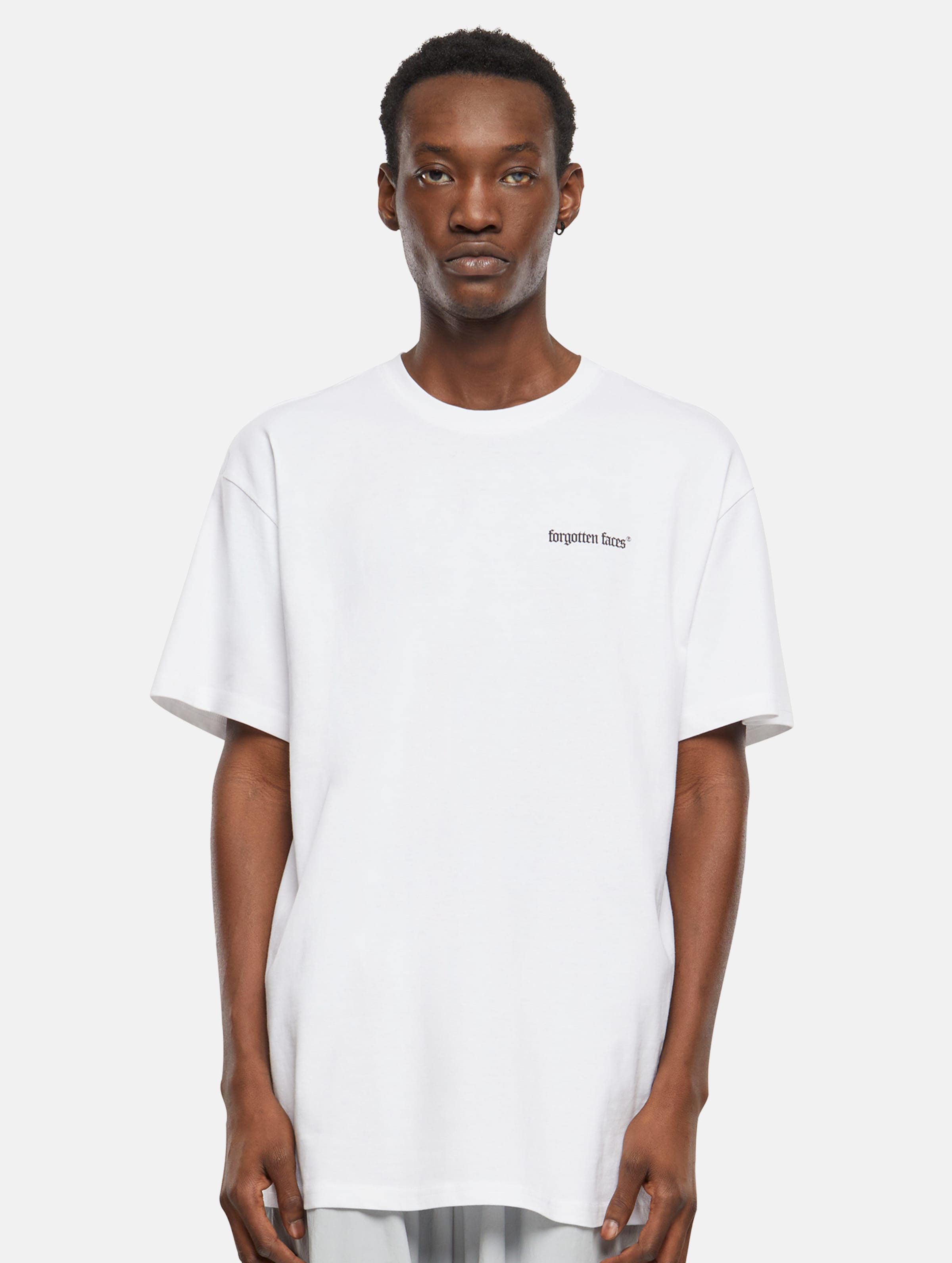 Forgotten Faces Born A Lotus Oversize T-Shirts Männer,Unisex op kleur wit, Maat XL