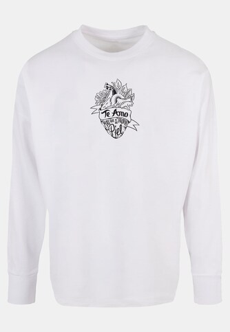 Ladies Frida Kahlo - Te amo outline Oversized Cut On Sleeve Longsleeve