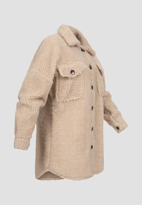 Cloud5ive TEDDY JACKE KNOPFLEISTE-2