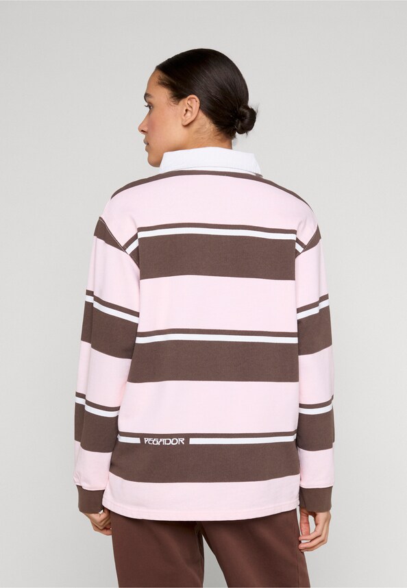 Morella Striped Polo Sweater-1