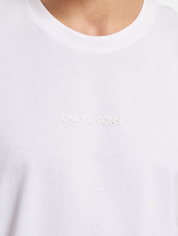 Only & Sons Levi Life Reg Text T-Shirt-3