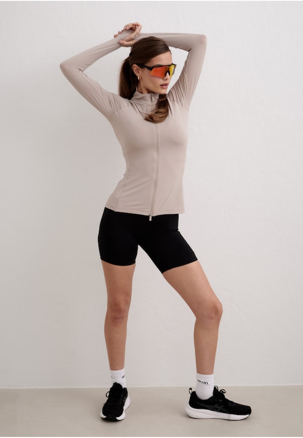 Running Zip Long Sleeve-2