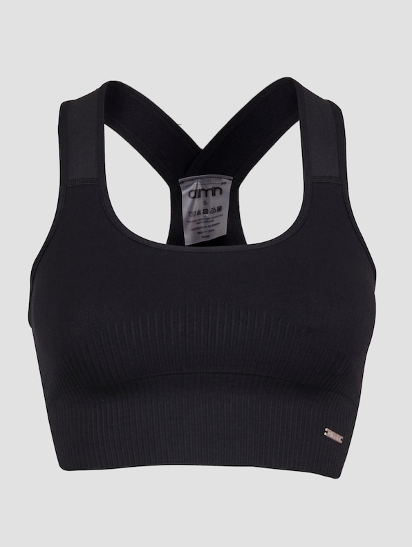 High Support Ribbed Bra-4