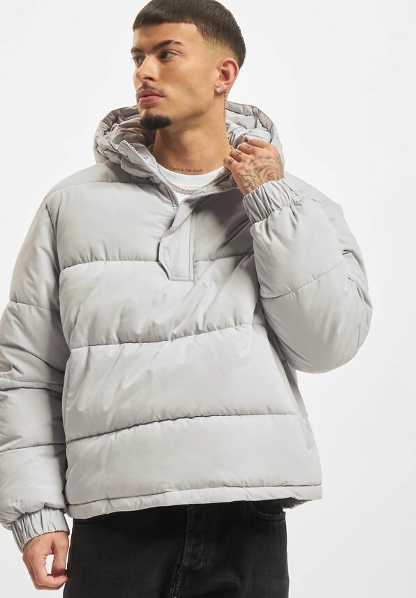 Hooded Cropped Pull Over -4