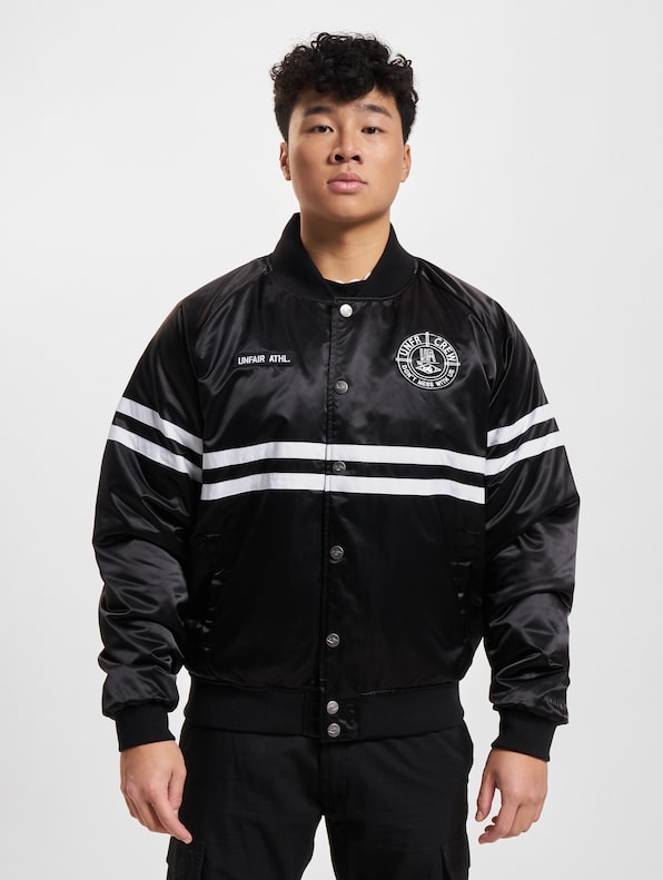 UNFAIR ATHLETICS DMWU Satin College Jacket-2