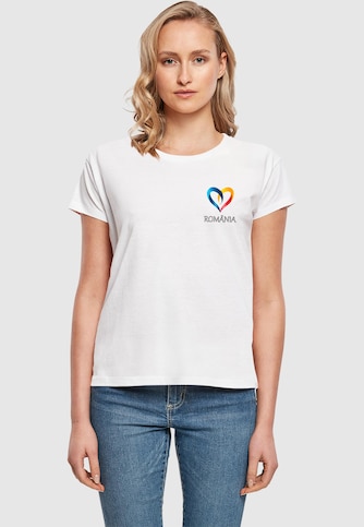 Ladies Merchcode Football - Romania T-shirt