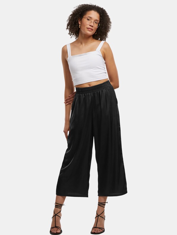 Ladies Satin Wide Leg-3