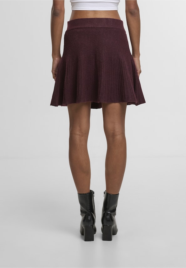 NMNOLA NW PLEATED KNIT SKIRT FWD-1